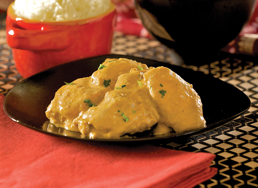 Chicken Korma for Mother's Day Table