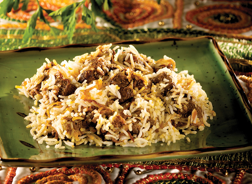 Lamb Biryani for Mother's Day Table